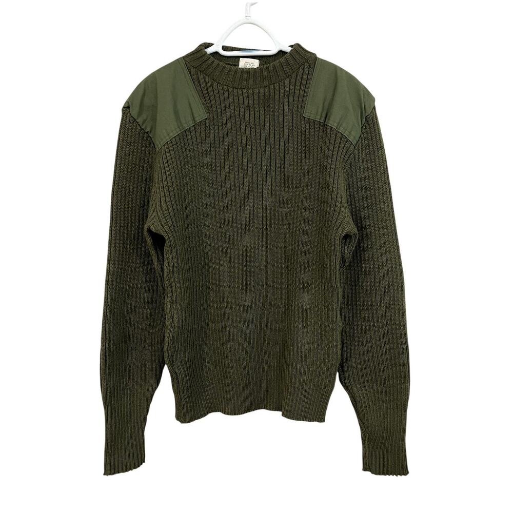 US Marine Corps Wool Sweater Military Issue Size 42 Olive Drab - Picture 1 of 10